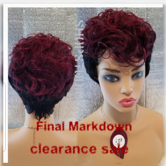 Accessories Custom Made Short And Sassy Human Hair Wig Poshmark